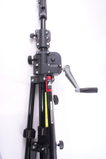 Stativ "Wind-Up", 30Kg, 3.8m, schwarz